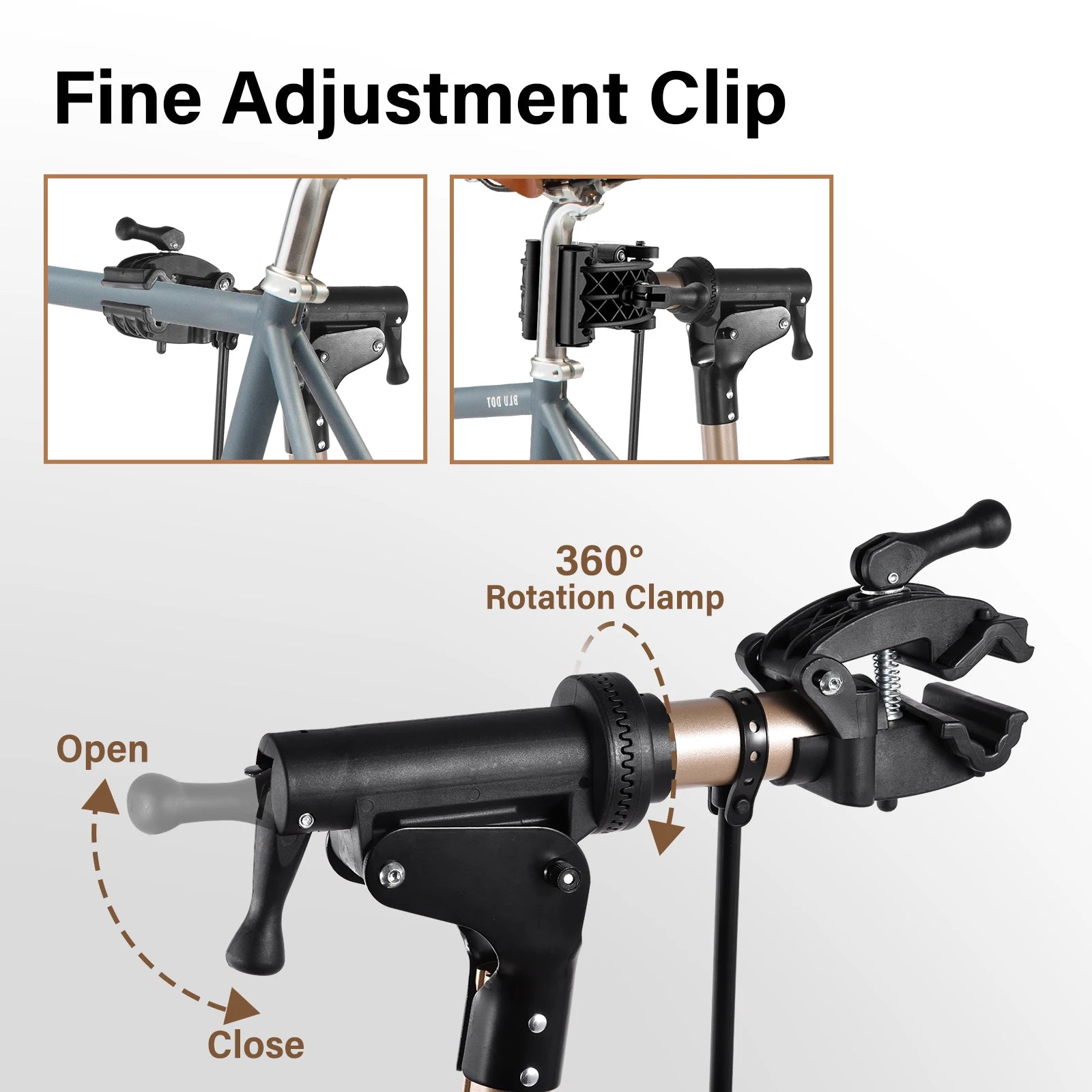 Bicycle Repair Stand with Quick Release for E-bikes, 110 Lbs Bike Repair Stands, Aluminum Alloy Heavy Duty Bike Stand
