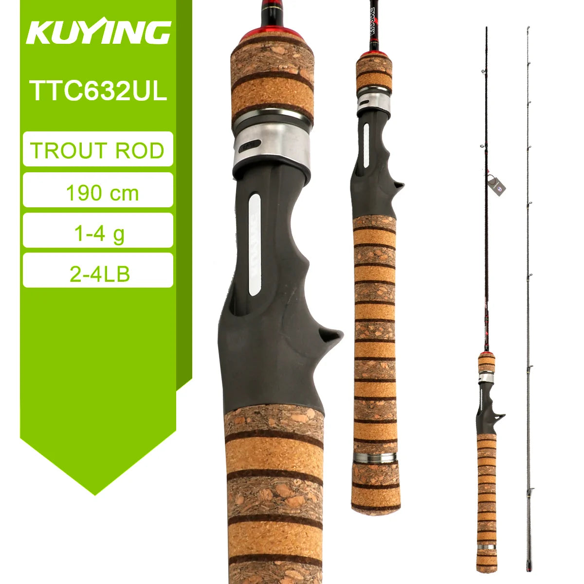 TTC662L TTC632UL TTS662L TTC602LS TTS602LS Fishing Rod Casting/Spinning, River/Stream Carbon