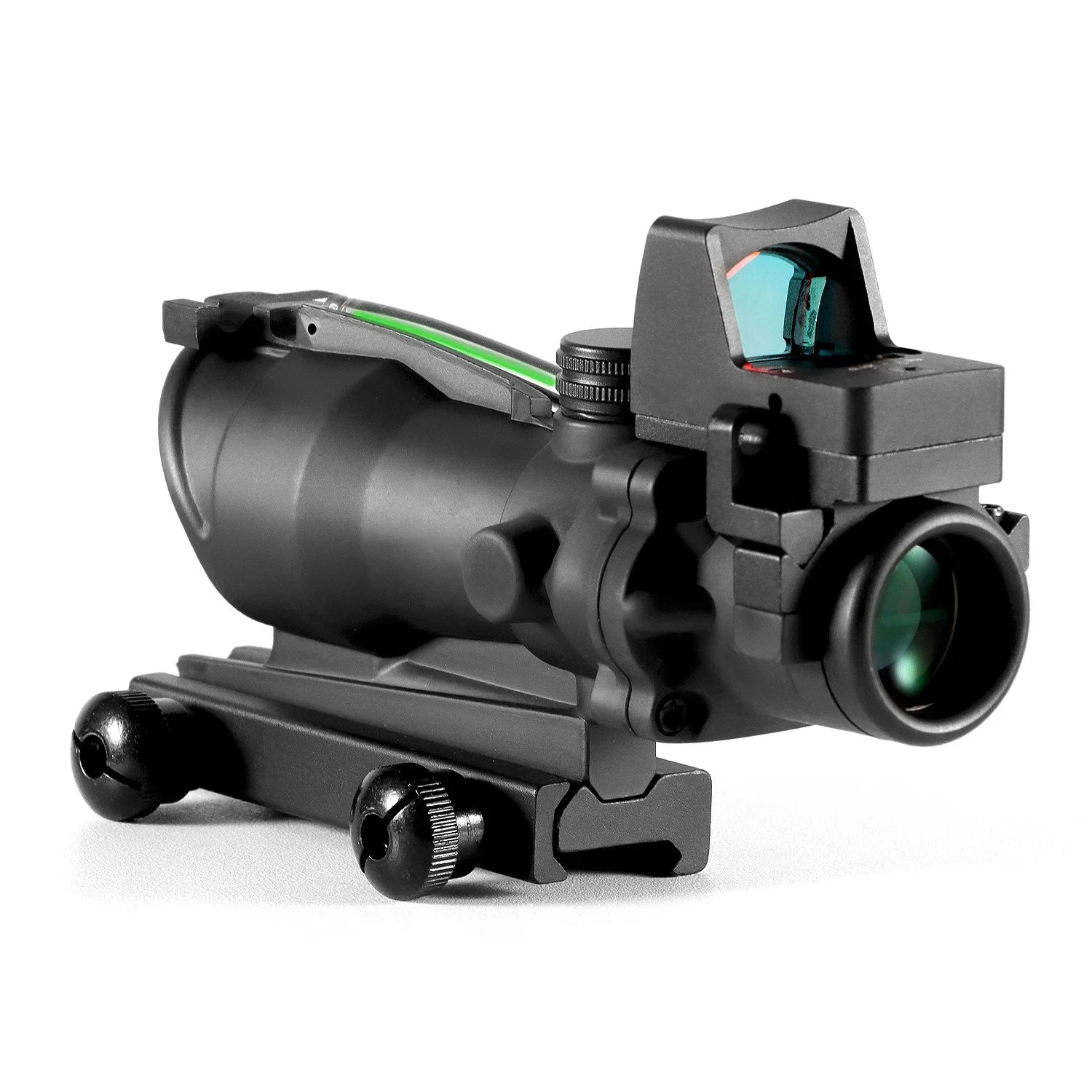 Adjustable Hunting Scope Red Dot Fits 20mm Rail