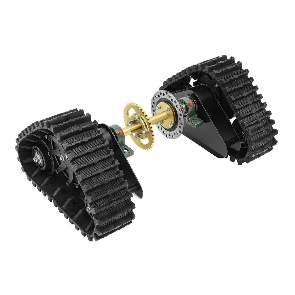Pair Go Kart ATV UTV Buggy Quad Rear Wheel Snow Rubber Sand Tracks Snowmobile