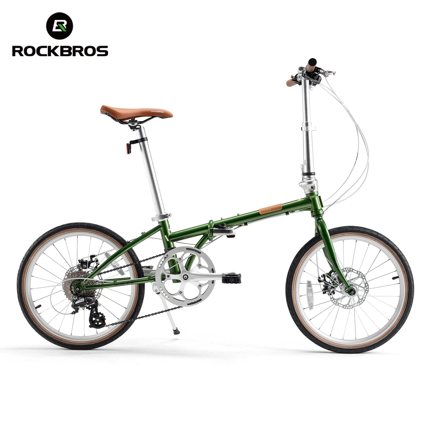 20inch Folding Bike With Shimano RD-M310 8-speed Adult Men/Women/Students Portable Disc Brake Folding Bicycle Two-Wheel
