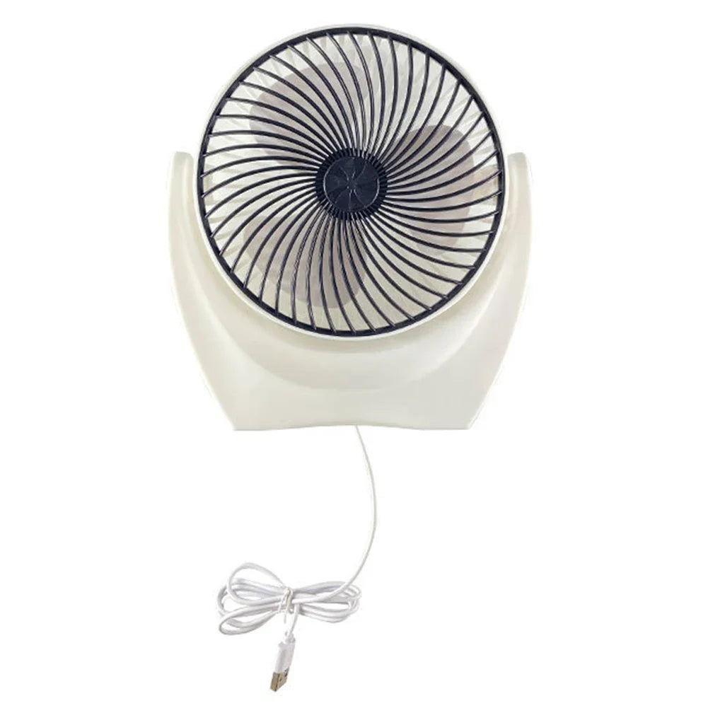 Solar Powered Camping Fan w/USB Solar Charger