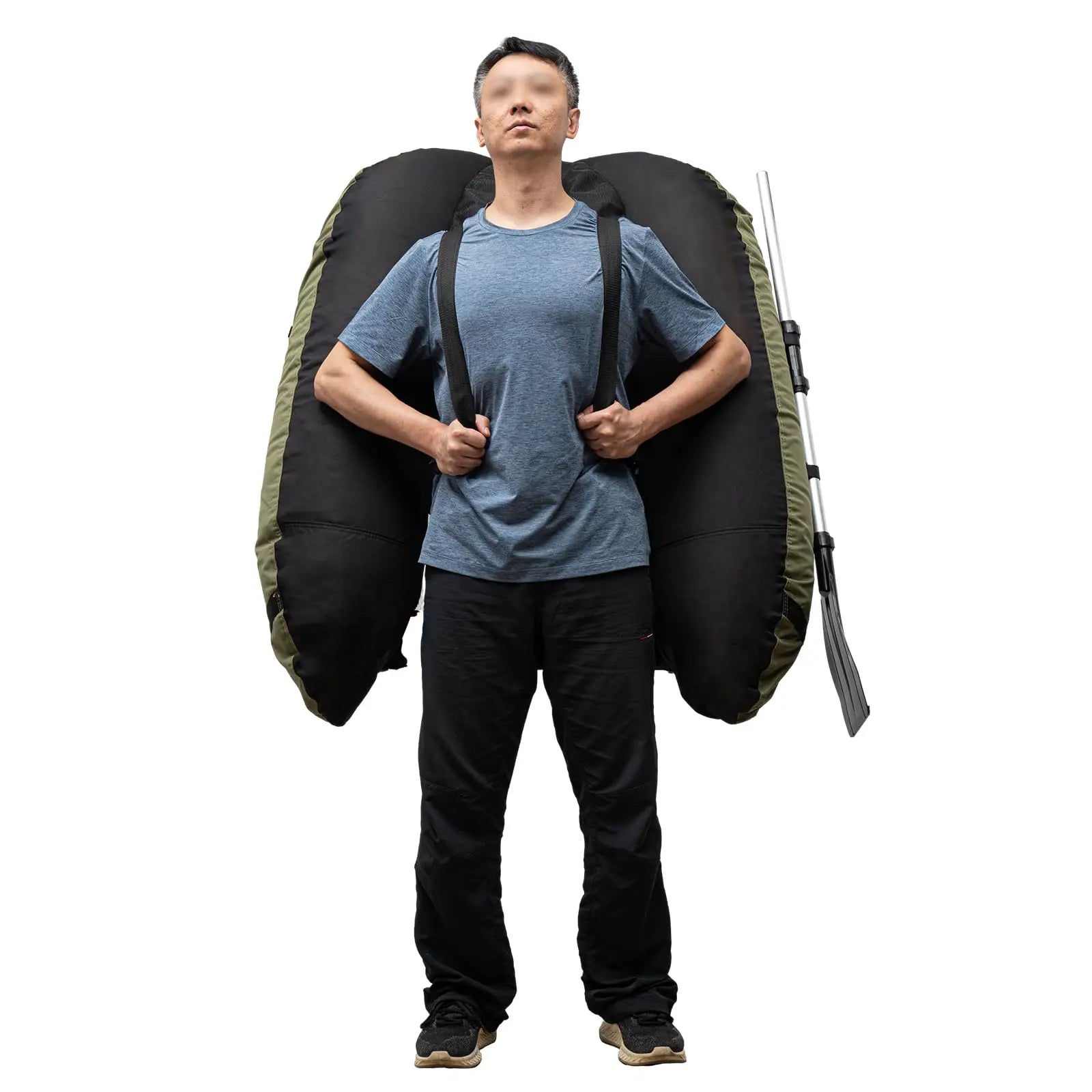 Inflatable Fishing 286 Lbs Load Capacity Boat