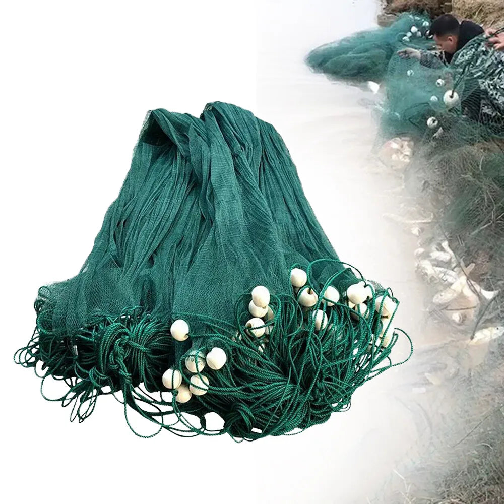 6.5x33Ft Fishing Net 0.5In Encrypted Mesh Prevents Fish Escape