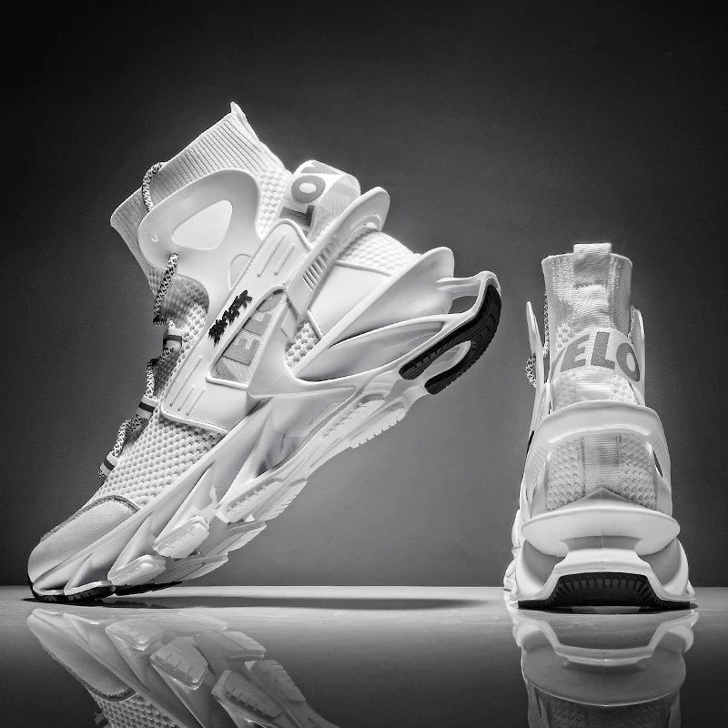 Men's Sneakers -  Men's Luxury Tennis Shoes, Race Trainer, Breathable, Fashion Loafers & Running Shoes.