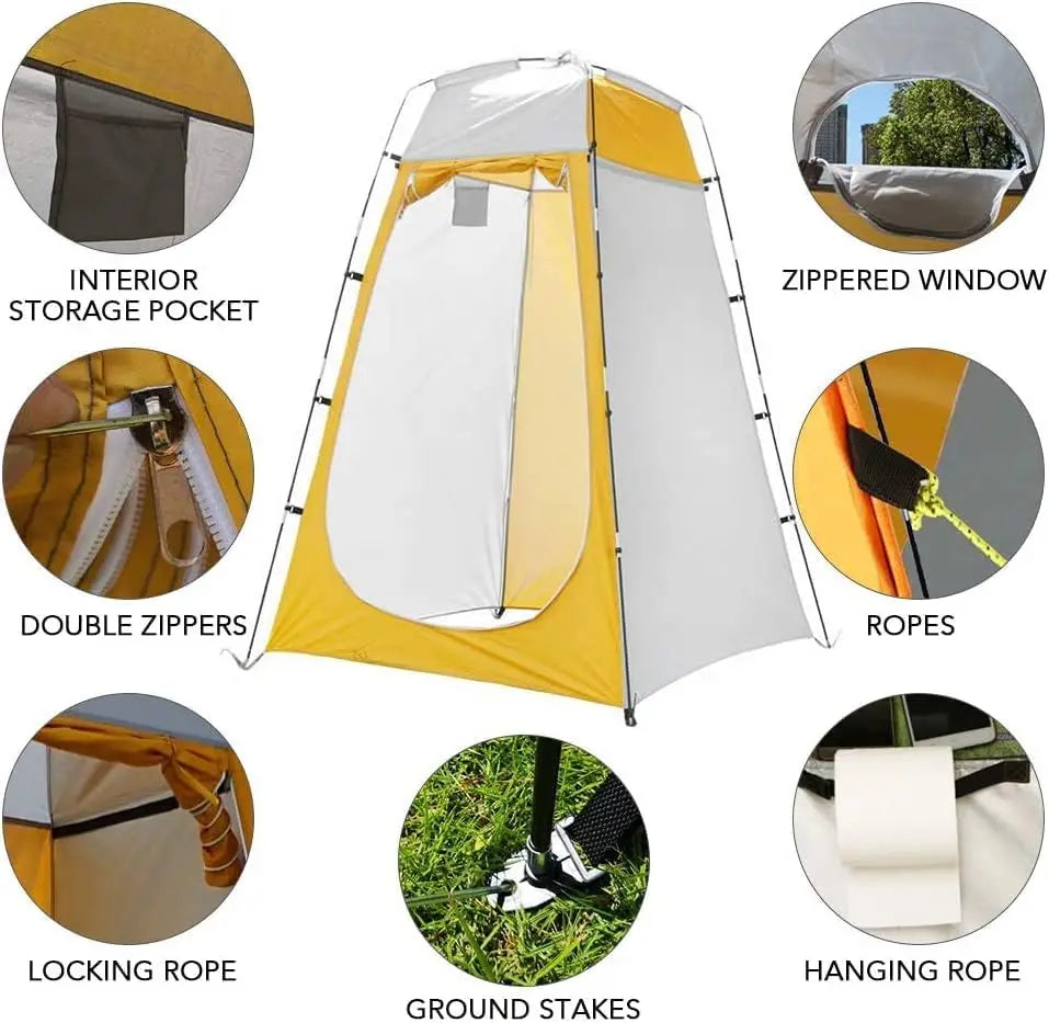 Portable Changing Room/Camping Shower Tent Beach Quick Set Up Privacy Tent, Toilet, Camp Shower